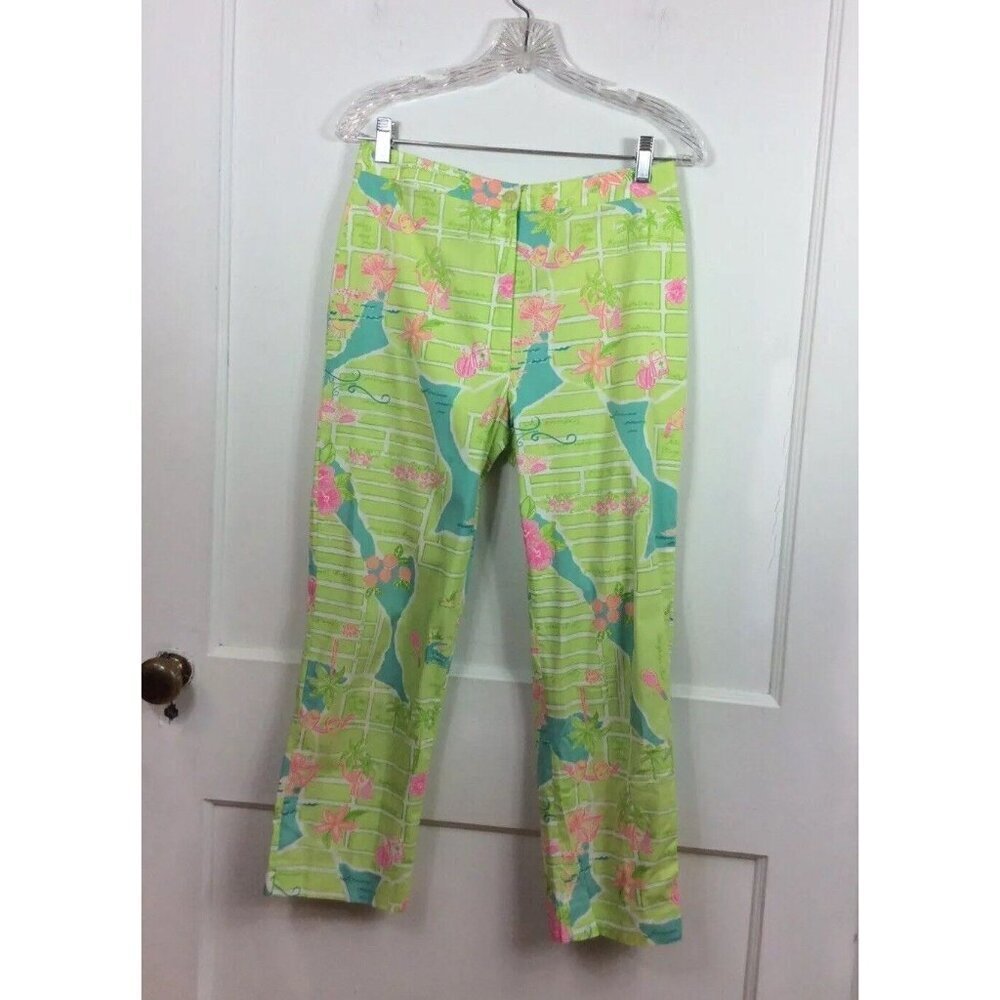 Lilly Pulitzer Flamingo Pants Womens 2